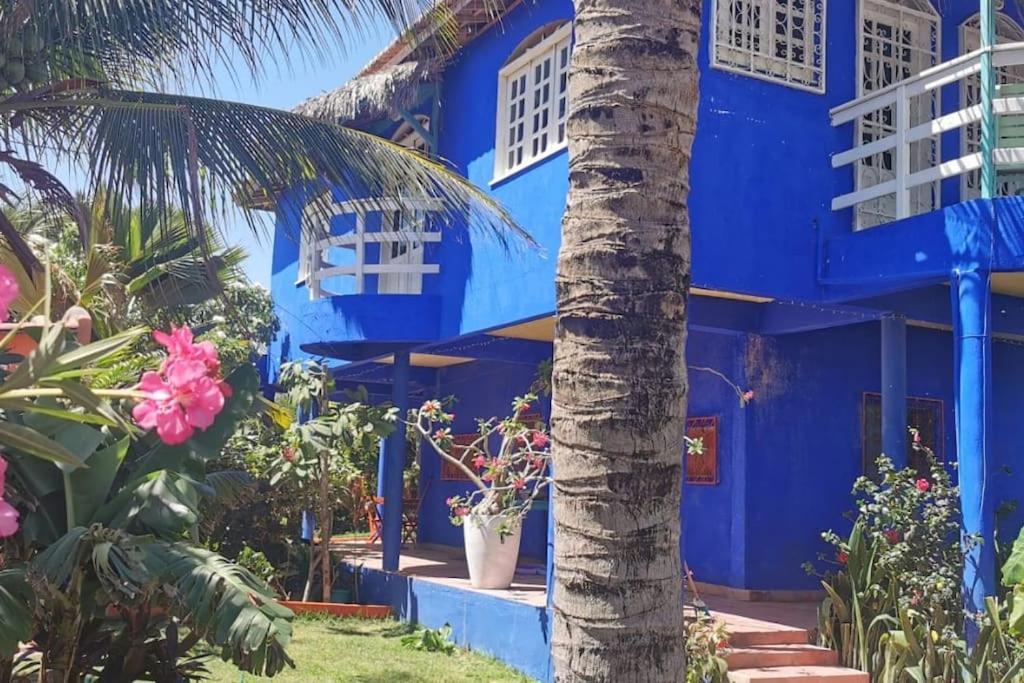 Willa Charming Blue House With Kitchen Parking And Garden Canoa Quebrada Zewnętrze zdjęcie