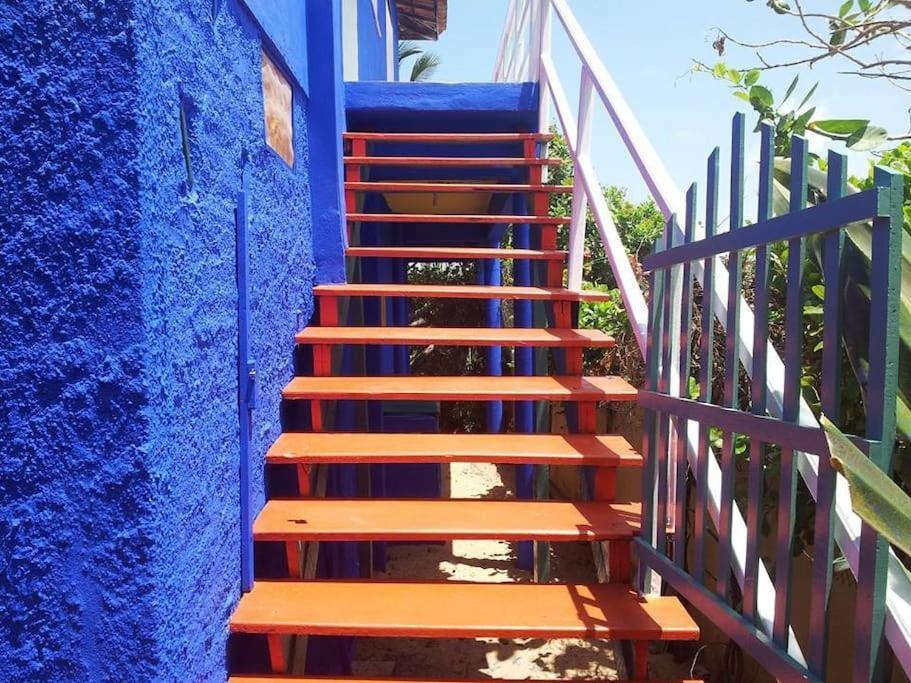 Willa Charming Blue House With Kitchen Parking And Garden Canoa Quebrada Zewnętrze zdjęcie