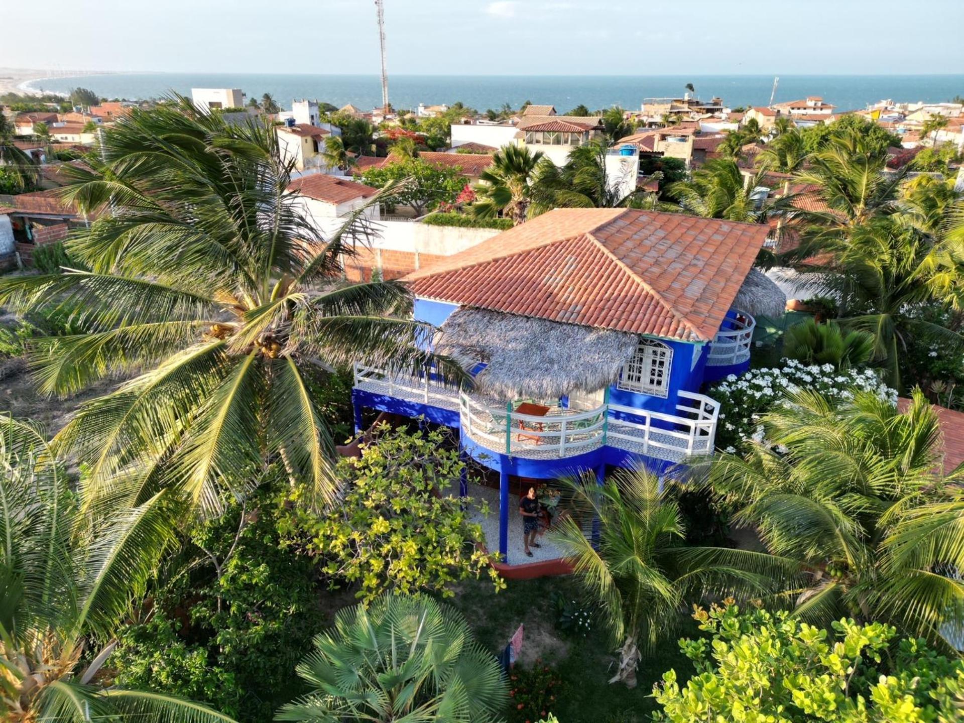 Willa Charming Blue House With Kitchen Parking And Garden Canoa Quebrada Zewnętrze zdjęcie