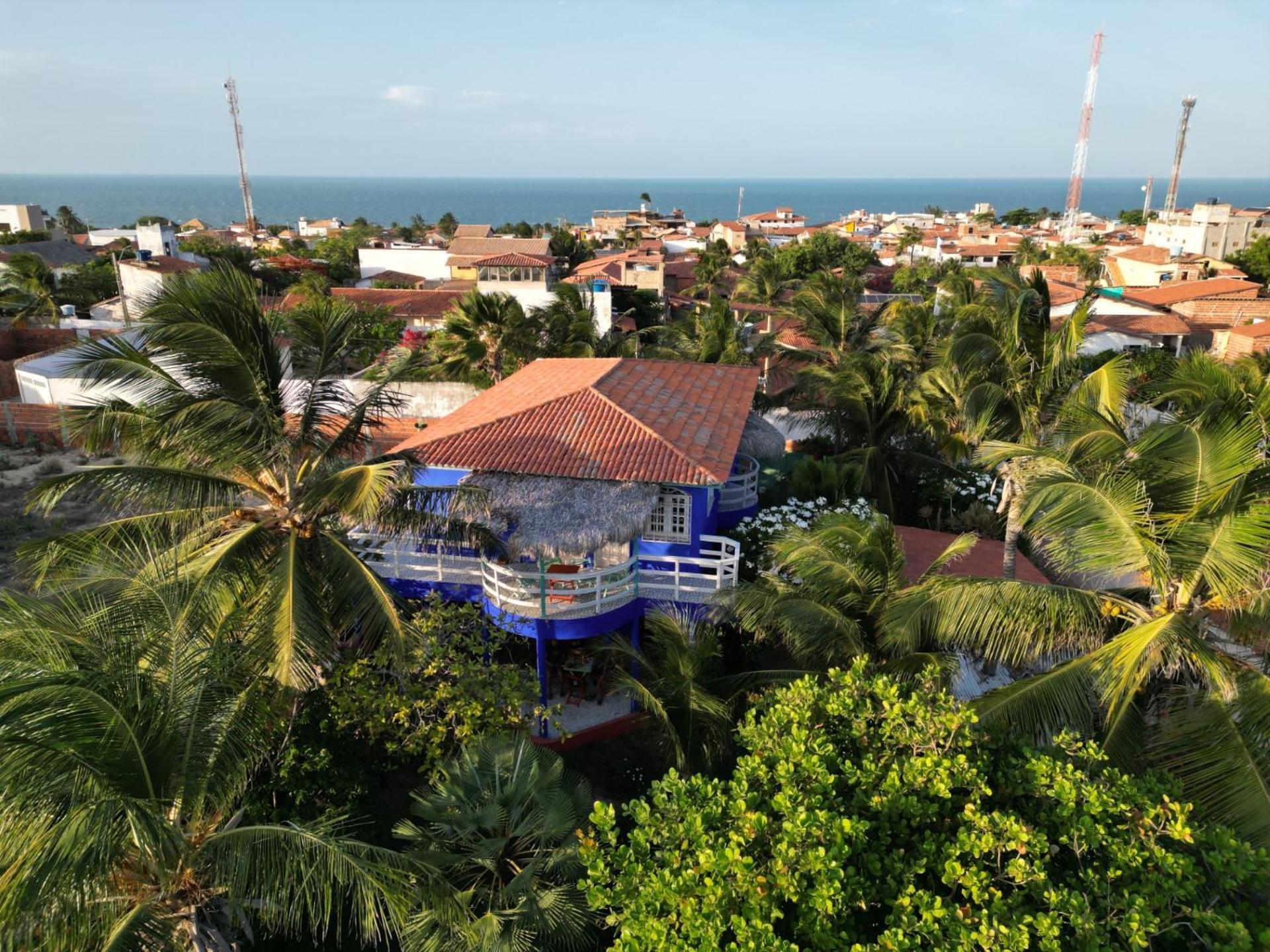 Willa Charming Blue House With Kitchen Parking And Garden Canoa Quebrada Zewnętrze zdjęcie